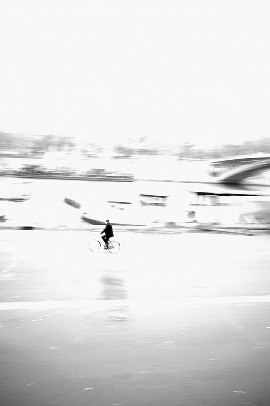 A bicyclette